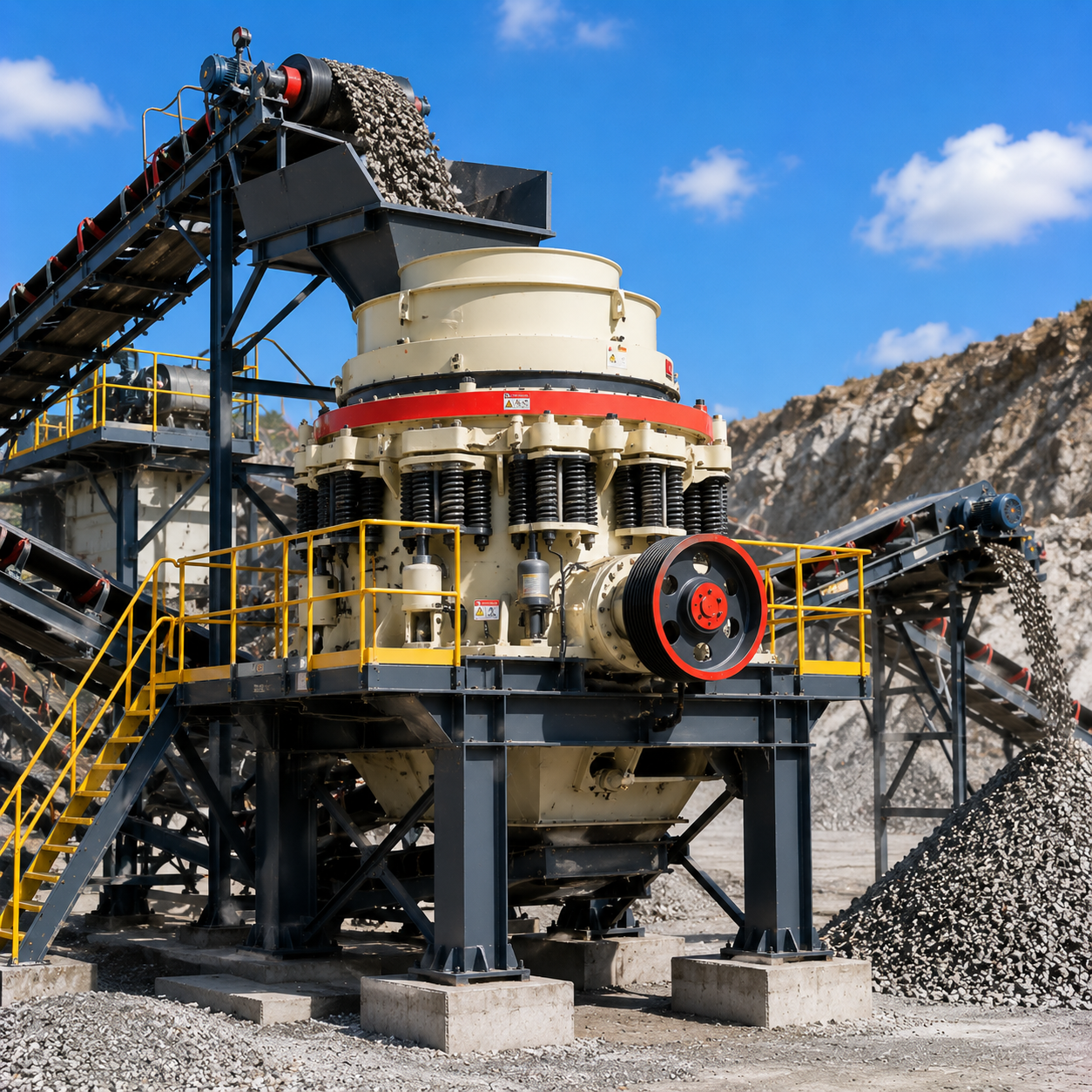 Sree Nandhana Cone Crusher plant